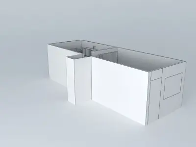 patriciaorkut house with door Free 3D model