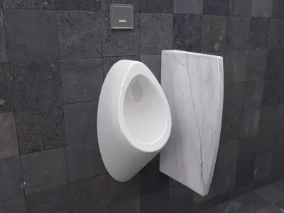 Urinal 2 3D model