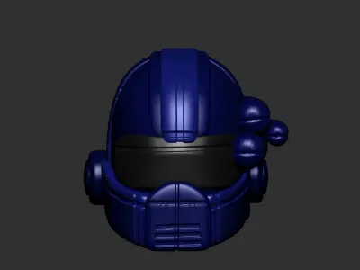helmet high poly sculpt 3d printable ver 3D model