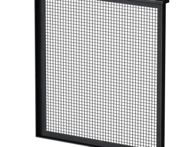Metal mesh fencing for balcony terrace mesh fence 3D model