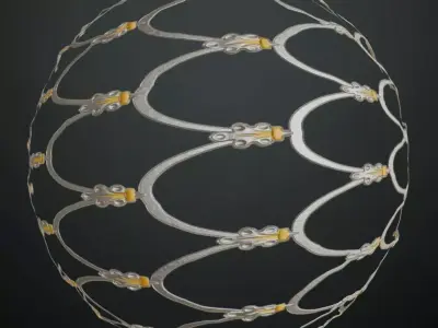 Full Opaque White Glass Pattern Transparent PBR Seamless Texture