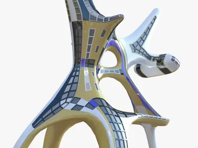 Future building 3D model buy