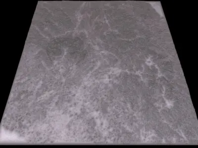 Mecca and the Red Sea coast of Saudi Arabia - tile n24 e38 3D model