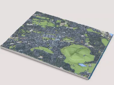 Edinburgh City Scotland 3D model