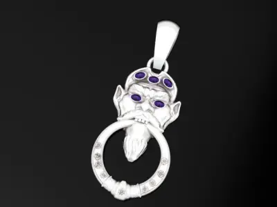 goblin pendant 3D printable model       3D print model