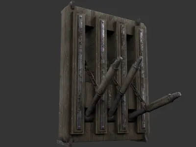 Door Opener Low-poly 3D model
