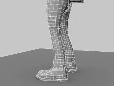 Astronaut Cartoon 3D model