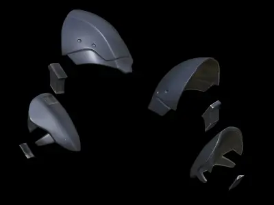 Bat Mando armor 3d print files 3D print model