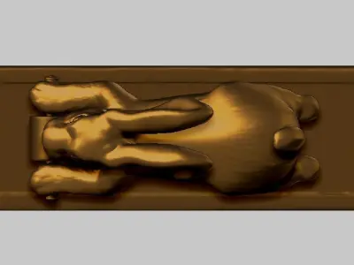 knocker Rabbit Free 3D print model