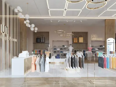  Modern Clothing Store Interior 