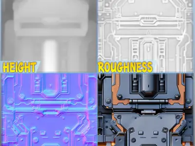 Sci-FI Seamless Texture Texture get
