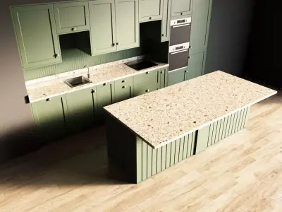 52-Kitchen4 matte 5 3D model