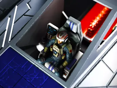 UT-60D U-Wing Starfighter Support Craft 3D print model