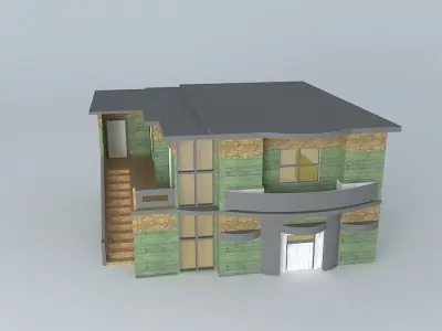 Candy exterior Free 3D model