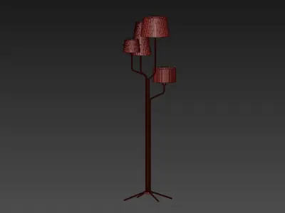 Tria Floor Lamp by Almerich 3D model