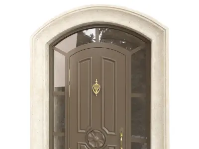Entrance classic door 92 3D model