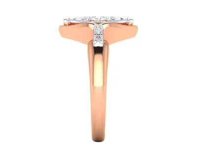 Women Ring Render 3dm STL MTL SLC JCD OBJ FBX Details 3D print model 64