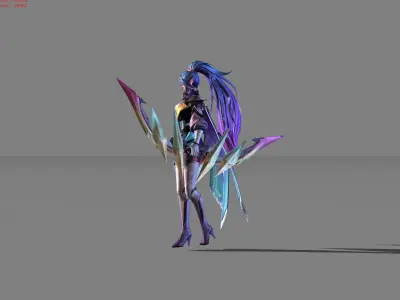 Miya Atomic Pop Miya Low-poly 3D model