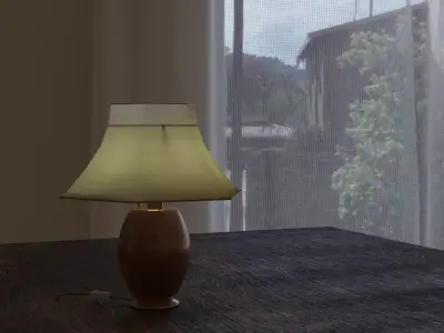 desk lamp Free 3D model