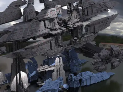 Stargate Pyramid City 14  models 3D model