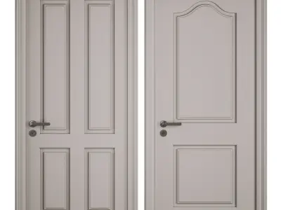 Entrance door set107 3D model
