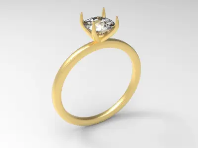 RINGS WITH SIX KIND OF DIAMOND 3D print model