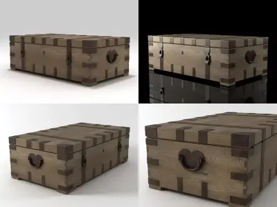 Coffee trunk 3D model