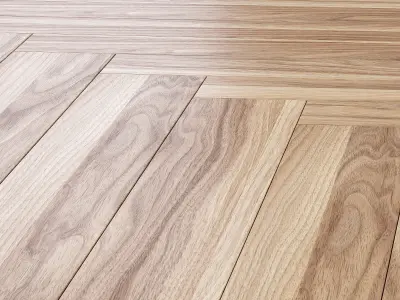 PARQUET 2 herringbone wood flooring 3D model