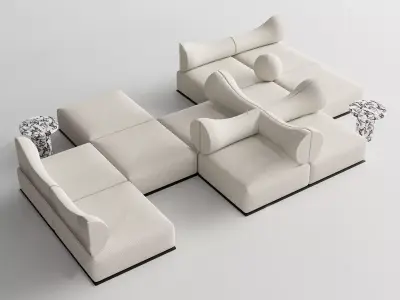 modern sofa chair  3D model