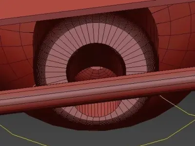 Tiered Drum Pendant Large 3D model