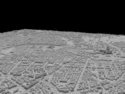 Rome 3D Printing stl file 3D Model of Rome 3D print model