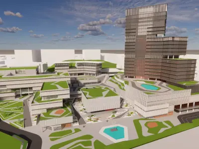 Modern City Block -A10 3D model