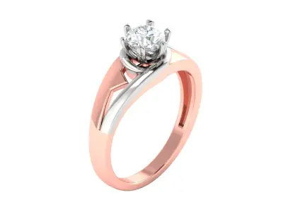 Women Ring  Render 3dm STL OBJ FBX Details 3D print model 350
