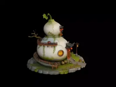 Gourd Homestay 3D model