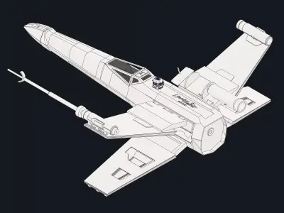 Studio Scale Model-X Kitbasher Template 3D print model