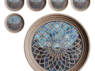 Gothic Window 07 3D model