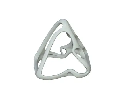 SciFi Cube Object No 61531 Low Poly Shape Low-poly 3D model