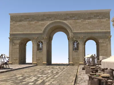 Ancient city of Anavarza 3D model