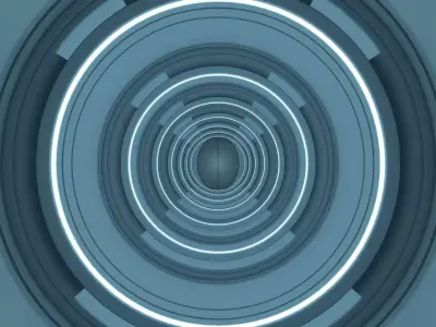 Sci Fi Tunnel  3D model get