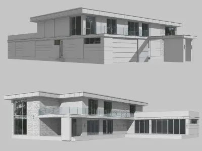 House in the Wright style  3D model