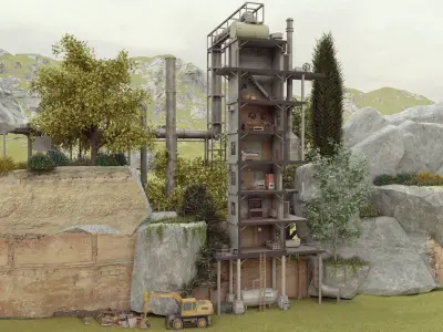 Defense Tower 3D model