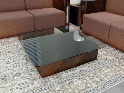 Living Room Interior Free low-poly 3D model