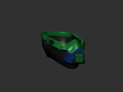 helmet high poly sculpt 3d printable  3D model 93