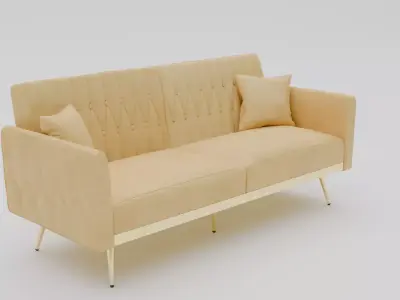 Modern Sofa Low-poly 3D model