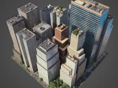 City District C7-C20 3D model