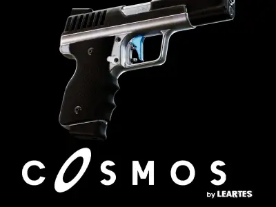 Atlan 32 Modern Handgun Low-poly 3D model