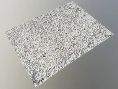 Rough road photoscan 3D model