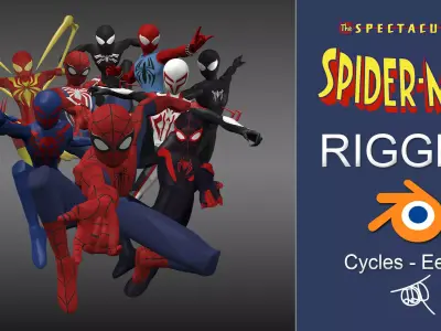 Spectacular Spider - Man Package Low-poly 3D model