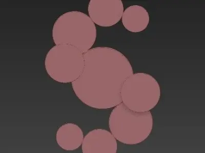 Wall mirror 3 3D model