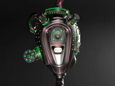 ROBOT HEART 3D model